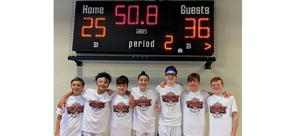 6th Grade Blue wins the Peters Township Christmas Classic